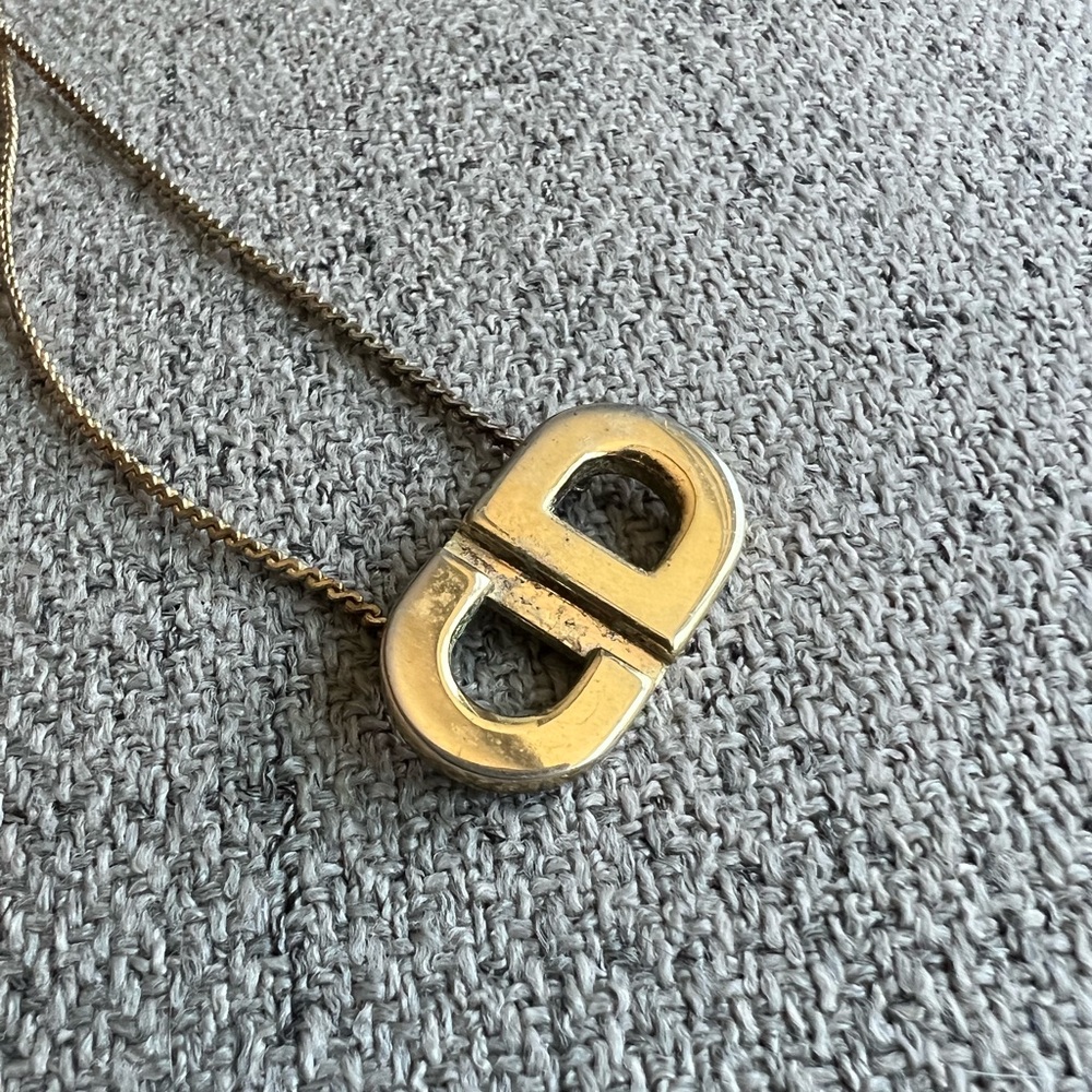 Christian Dior Vintage CD pendant necklace - Picture 5 of 9